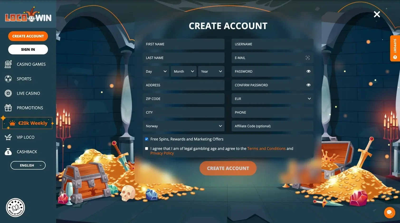 Locowin login